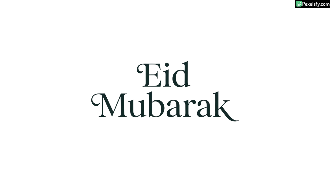 Eid Mubarak calligraphy isolated on transparent background (81)