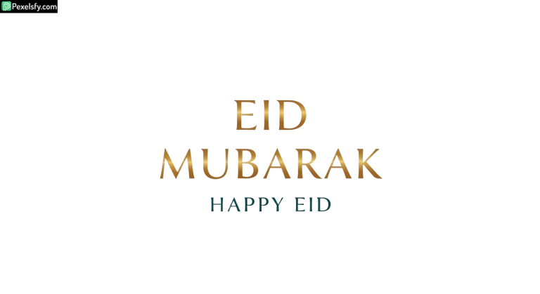 Eid Mubarak golden calligraphy isolated on transparent background (13)
