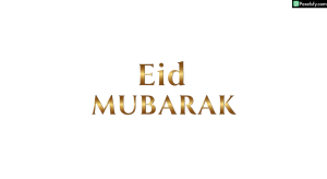 Eid Mubarak golden calligraphy isolated on transparent background (9)