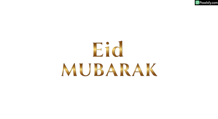 Eid Mubarak golden calligraphy isolated on transparent background (9)