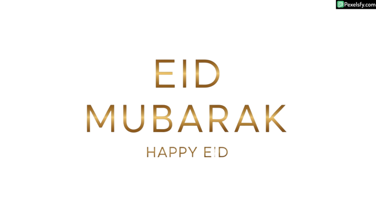 Eid Mubarak golden typography isolated on transparent background (4)