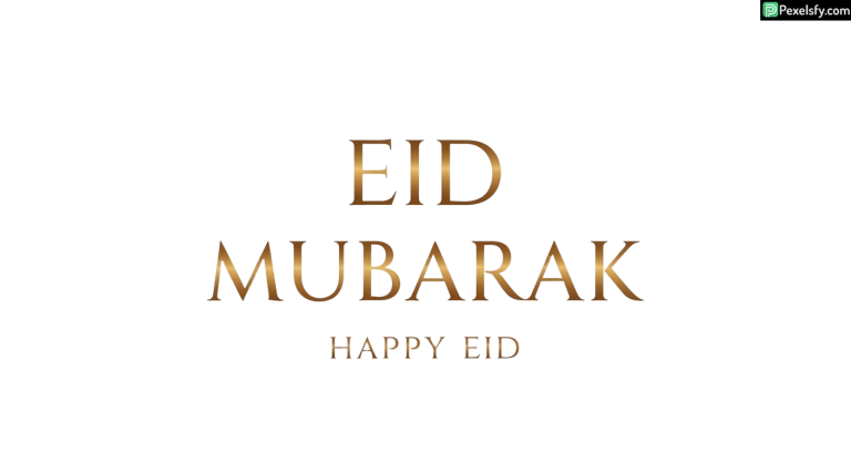 Eid Mubarak golden typography isolated on transparent background (5)