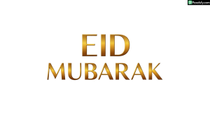 Eid Mubarak golden typography isolated on transparent background (9)