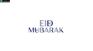 Eid Mubarak greeting calligraphy isolated on transparent background (5)