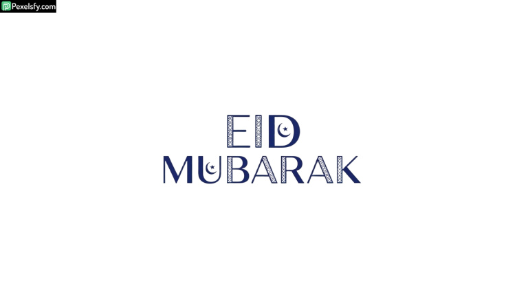 Eid Mubarak greeting calligraphy isolated on transparent background (5)