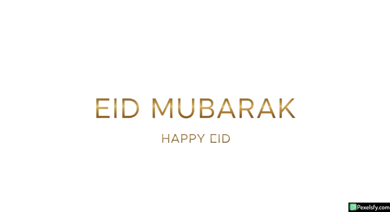 Eid Mubarak greeting card isolated on transparent background (11)