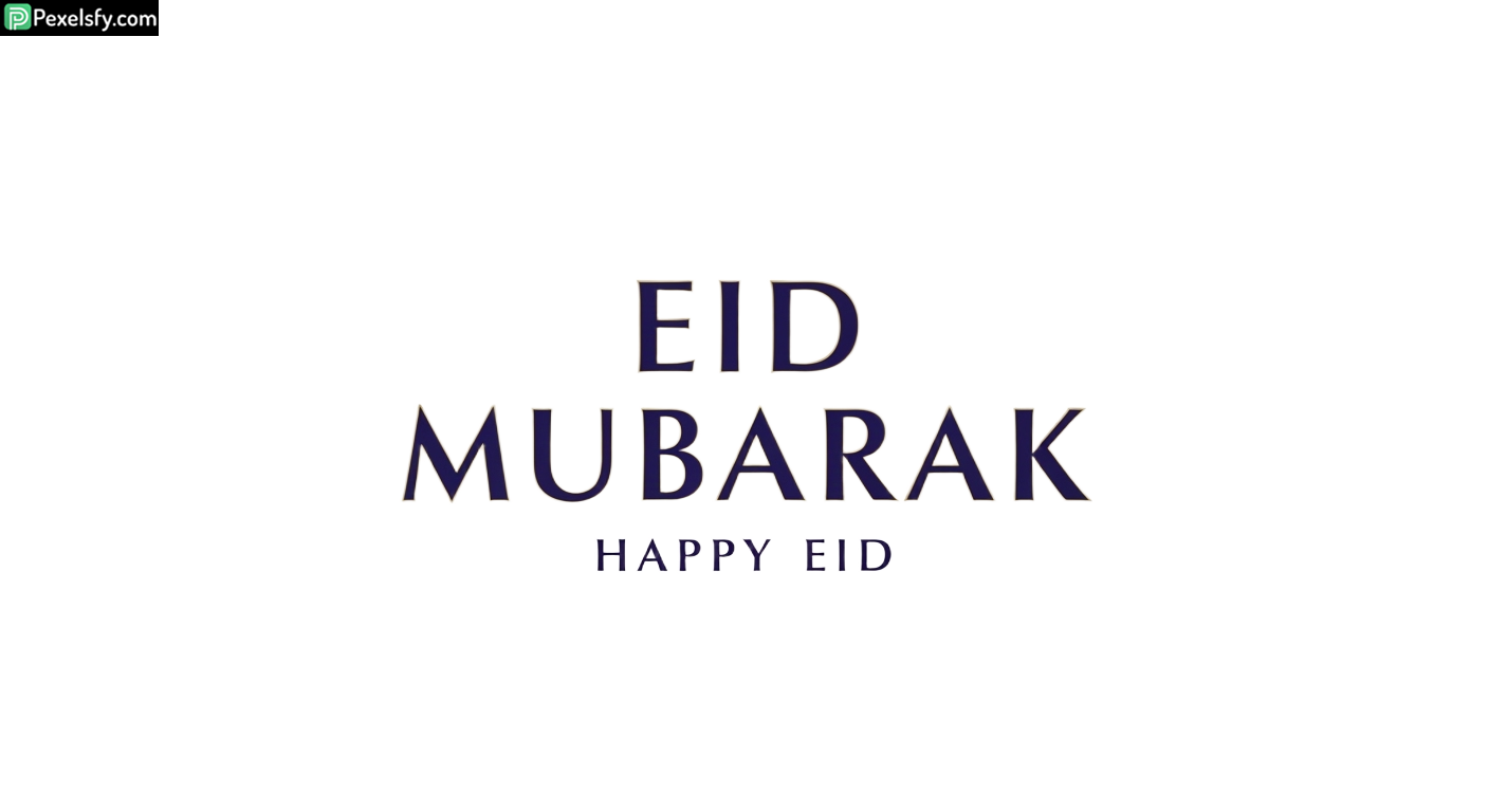 Eid Mubarak greeting card isolated on transparent background (13)