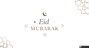 Eid Mubarak greeting card isolated on transparent background (14)