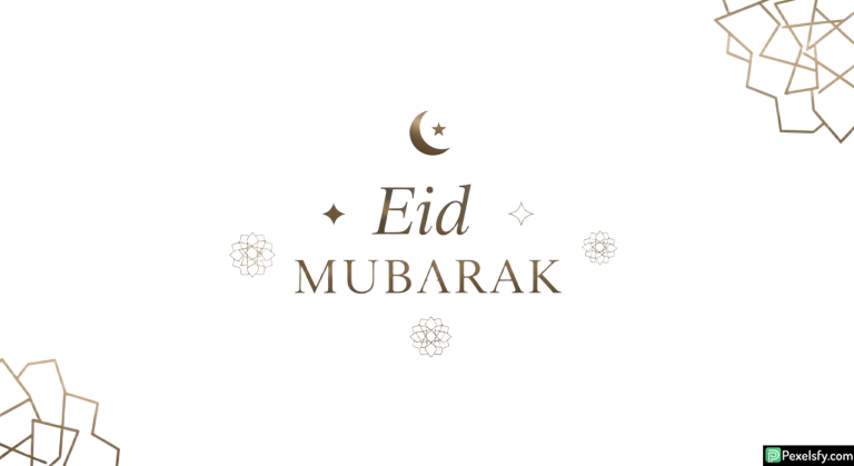Eid Mubarak greeting card isolated on transparent background (14)