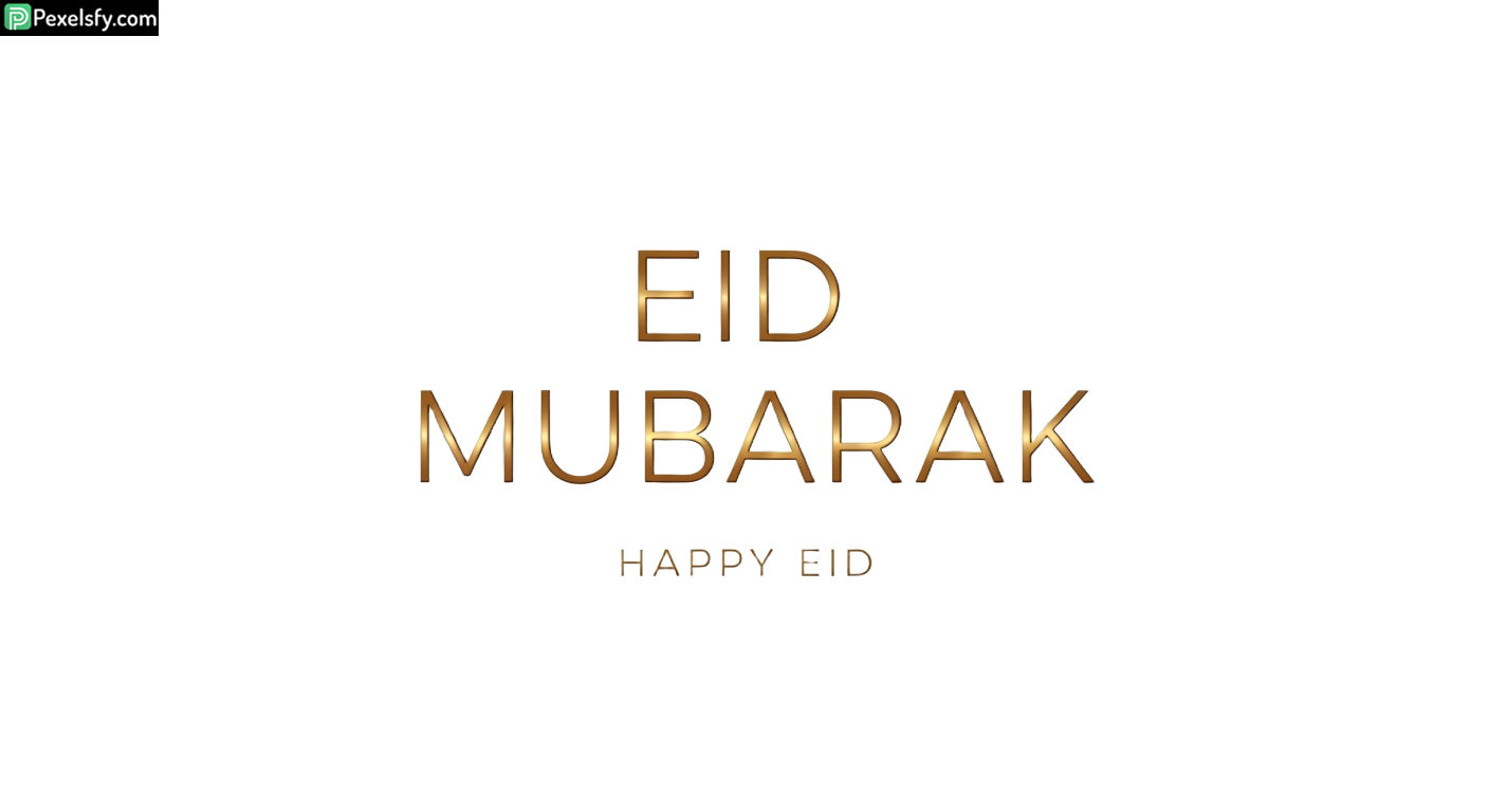 Eid Mubarak greeting card isolated on transparent background (17)