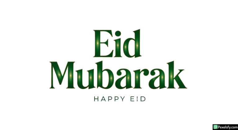 Eid Mubarak greeting card isolated on transparent background (19)