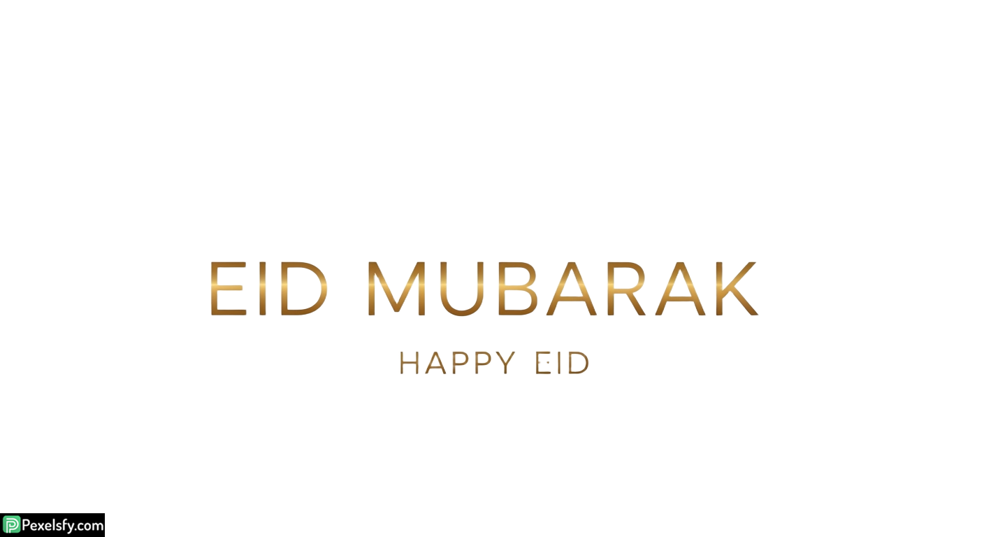 Eid Mubarak greeting card isolated on transparent background (2)