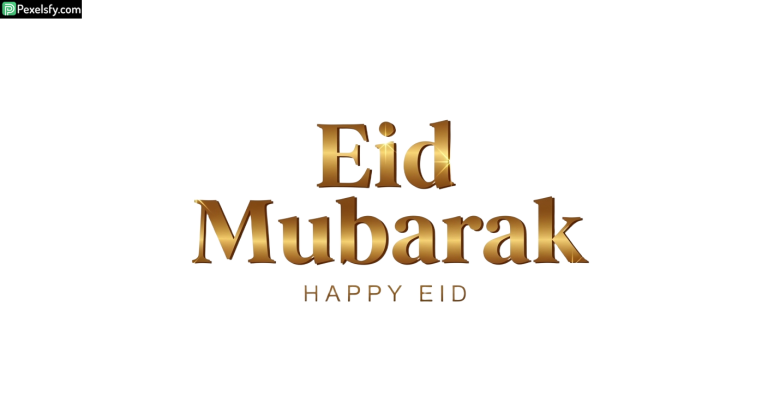 Eid Mubarak greeting card isolated on transparent background (21)