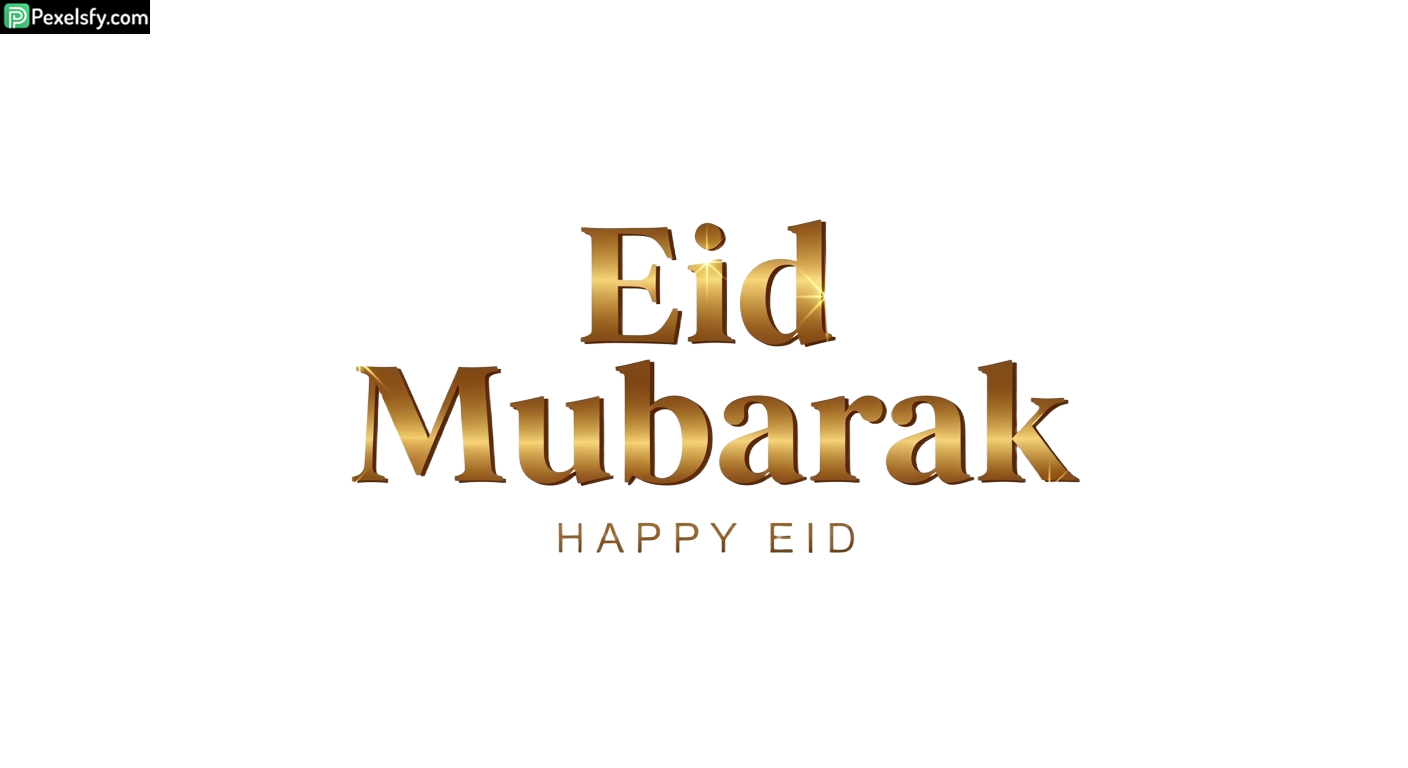 Eid Mubarak greeting card isolated on transparent background (21)