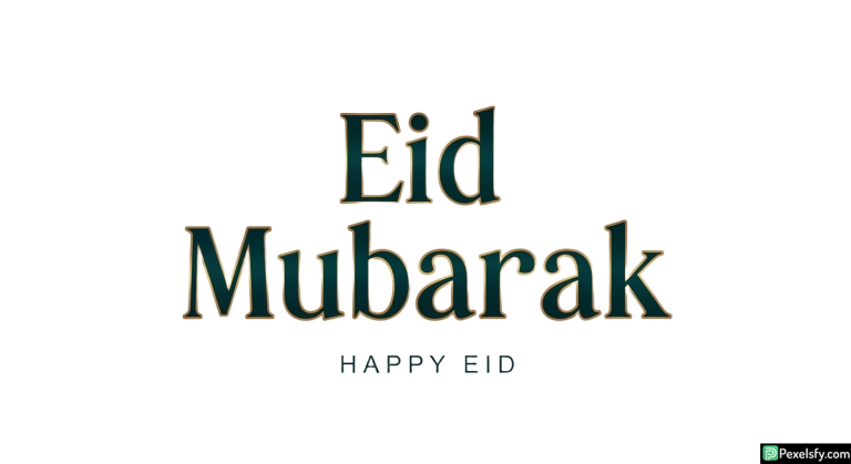 Eid Mubarak greeting card isolated on transparent background (23)