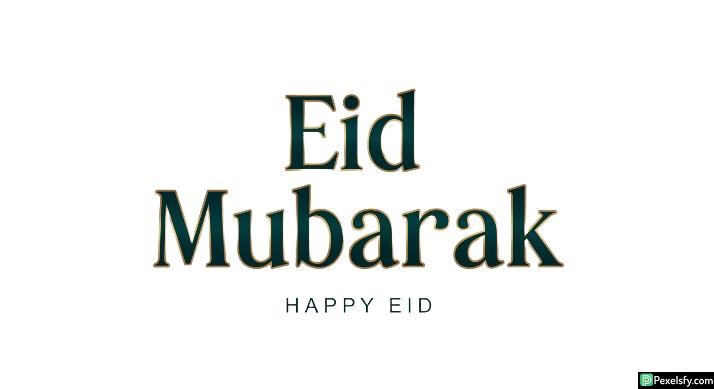 Eid Mubarak greeting card isolated on transparent background (23)