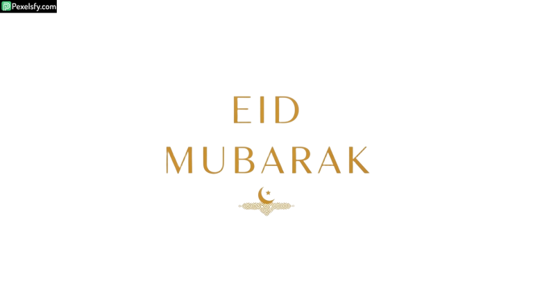 Eid Mubarak greeting card isolated on transparent background (24)