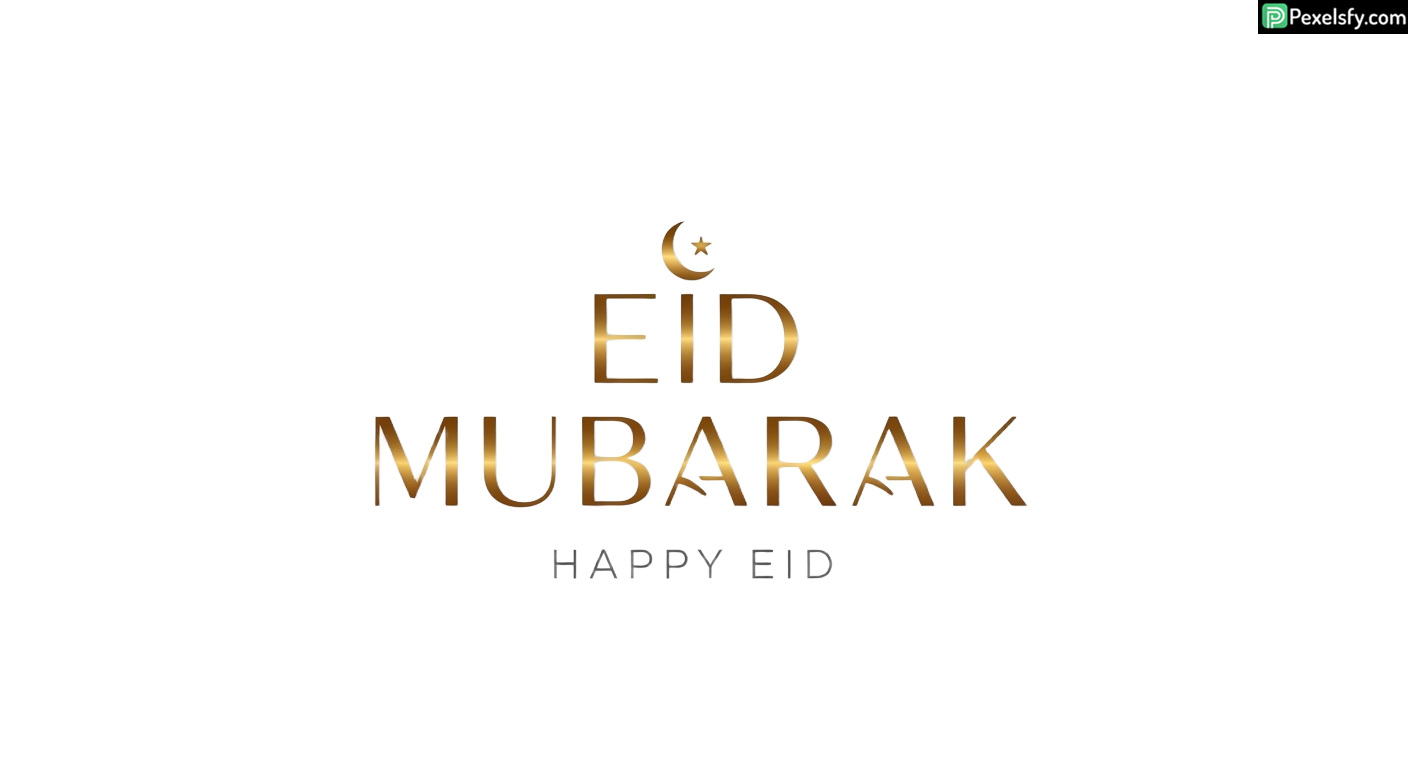 Eid Mubarak greeting card isolated on transparent background (25)