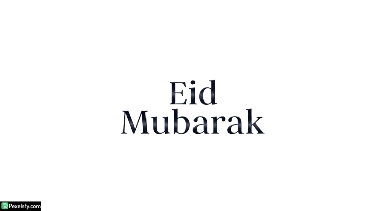 Eid Mubarak greeting card isolated on transparent background (3)