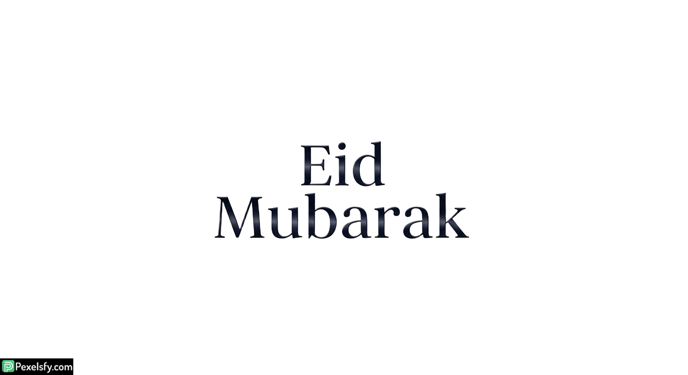 Eid Mubarak greeting card isolated on transparent background (3)