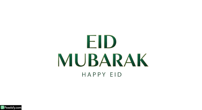 Eid Mubarak greeting card isolated on transparent background (4)