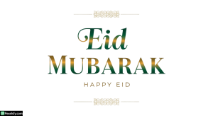 Eid Mubarak greeting card isolated on transparent background (5)