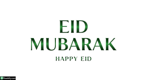 Eid Mubarak greeting card isolated on transparent background (6)