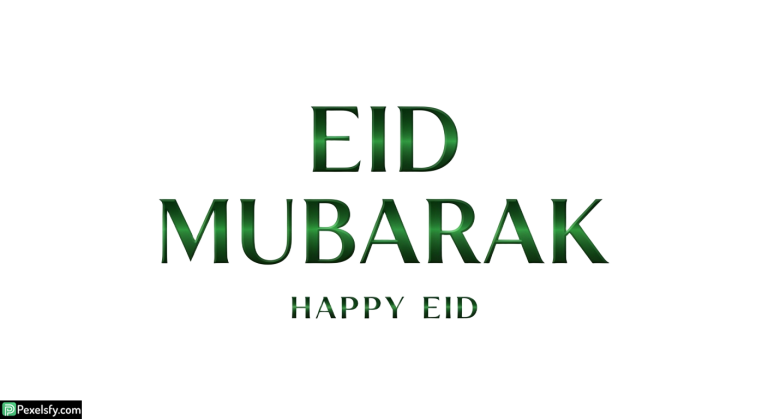 Eid Mubarak greeting card isolated on transparent background (6)