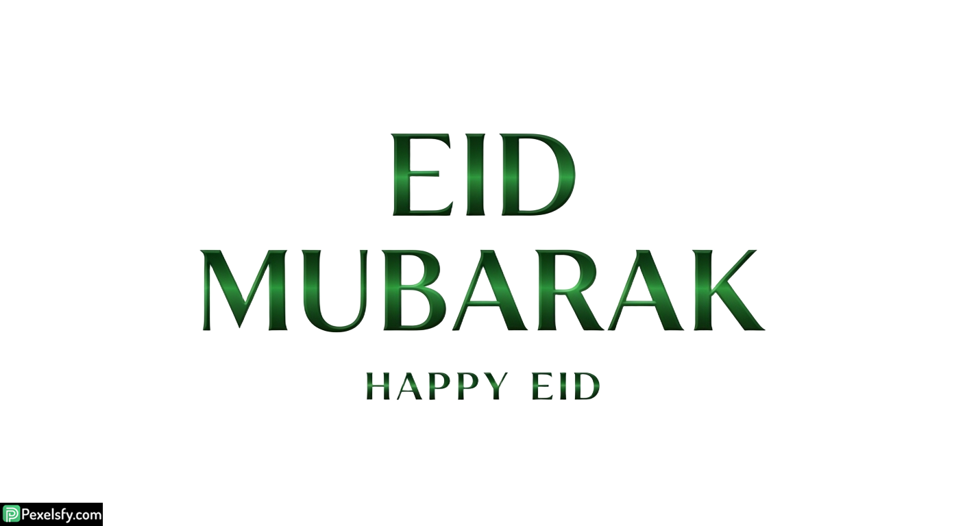 Eid Mubarak greeting card isolated on transparent background (6)