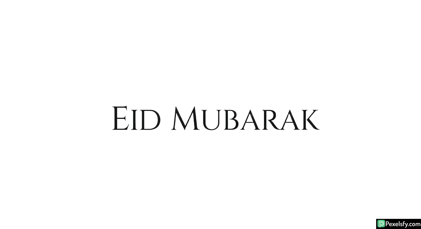Eid Mubarak greeting card isolated on transparent background (7)