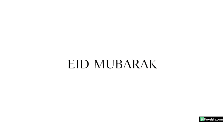 Eid Mubarak greeting card isolated on transparent background (8)