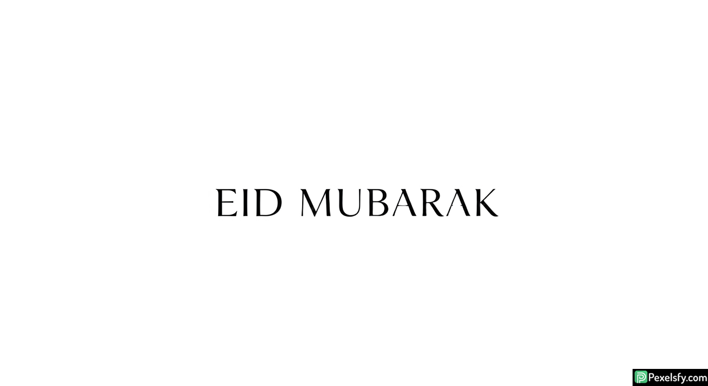 Eid Mubarak greeting card isolated on transparent background (8)