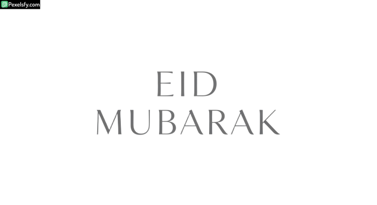 Eid Mubarak greeting card isolated on transparent background (9)