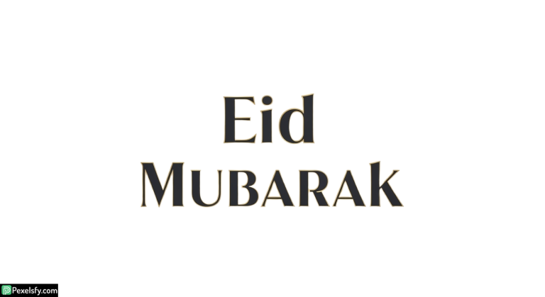 Eid Mubarak greeting text isolated on transparent background (13)