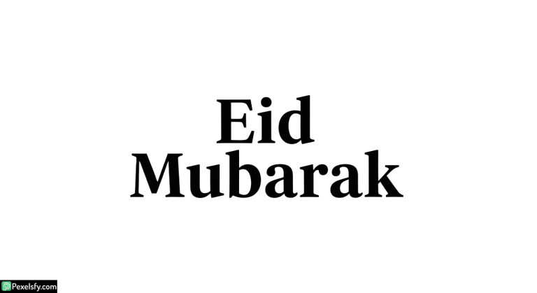 Eid Mubarak greeting text isolated on transparent background (14)