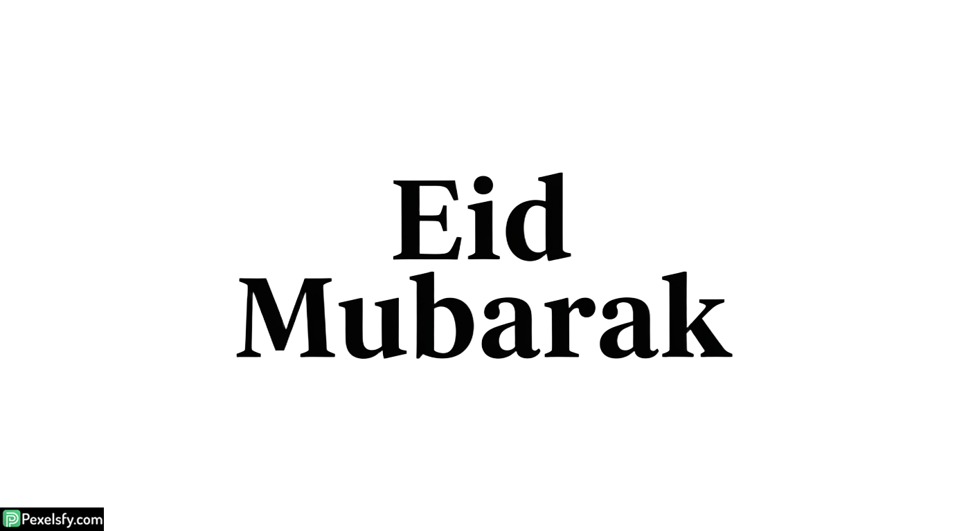 Eid Mubarak greeting text isolated on transparent background (14)
