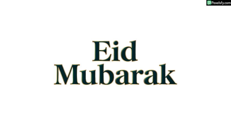 Eid Mubarak greeting text isolated on transparent background (16)