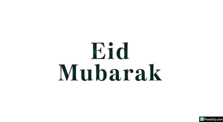 Eid Mubarak greeting text isolated on transparent background (17)