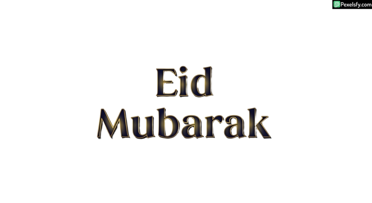 Eid Mubarak greeting text isolated on transparent background (23)