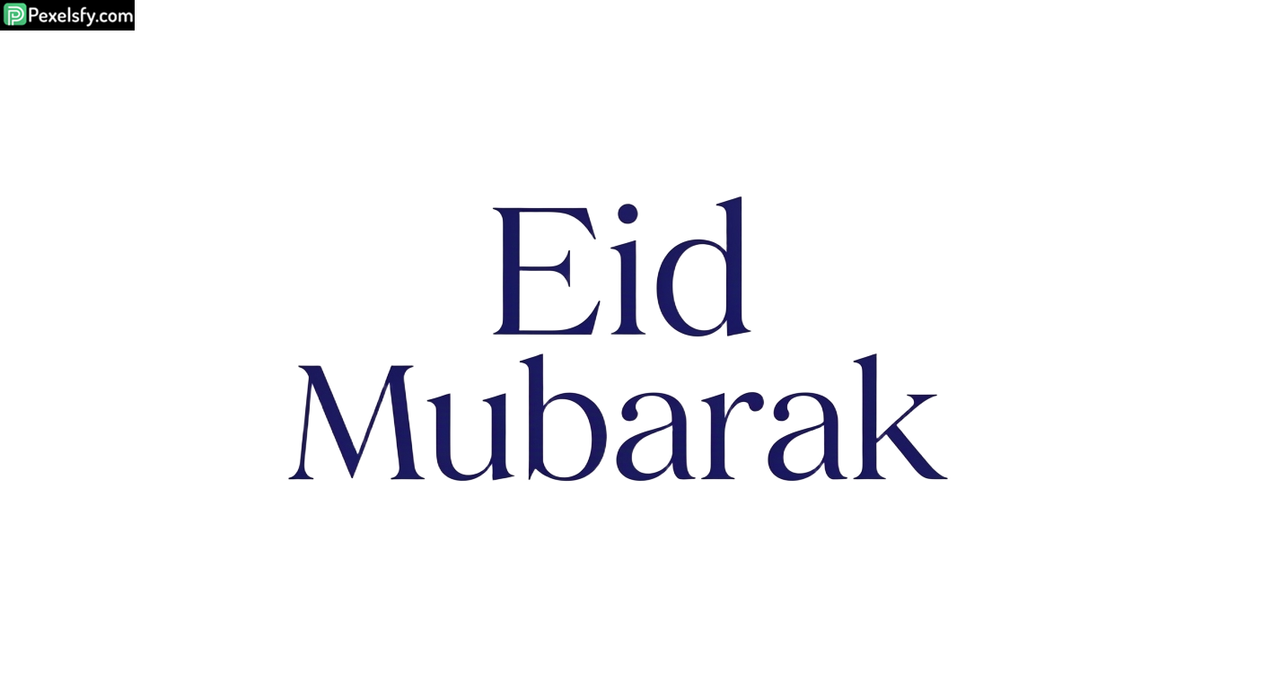 Eid Mubarak greeting text isolated on transparent background (31)