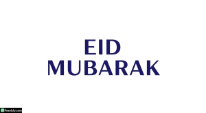 Eid Mubarak greeting text isolated on transparent background (4)