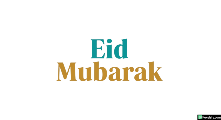Eid Mubarak greeting text isolated on transparent background (6)