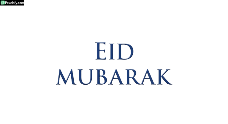 Eid Mubarak greeting text isolated on transparent background (8)