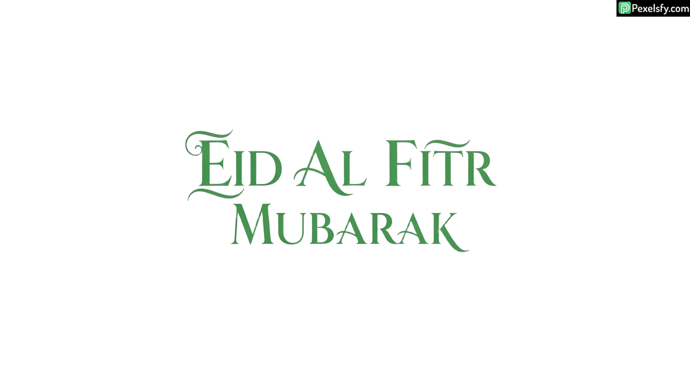 Eid al Fitr Mubarak calligraphy isolated on transparent background (10)