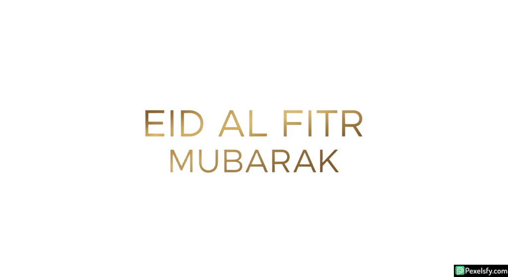 Eid al Fitr Mubarak greeting isolated on transparent background (11)