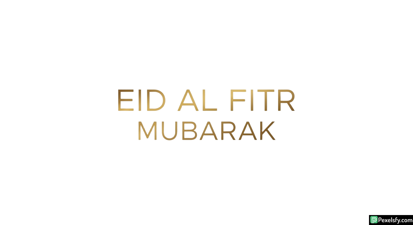 Eid al Fitr Mubarak greeting isolated on transparent background (11)