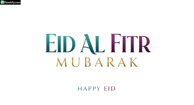 Eid al Fitr Mubarak greeting isolated on transparent background (12)