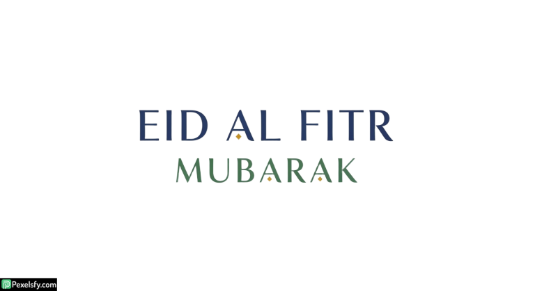 Eid al Fitr Mubarak greeting isolated on transparent background (14)