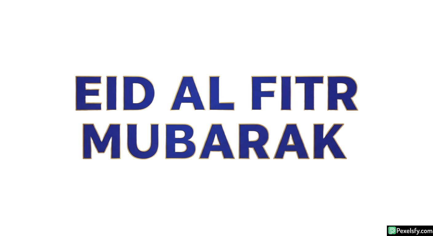 Eid al Fitr Mubarak greeting isolated on transparent background (16)