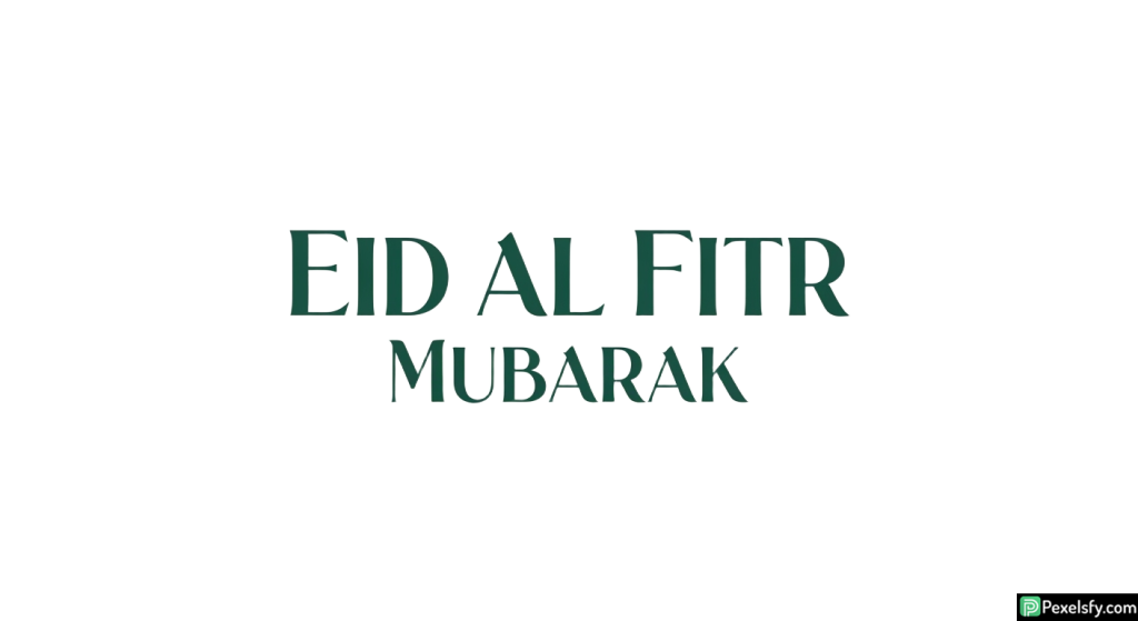 Eid al Fitr Mubarak greeting isolated on transparent background (17)